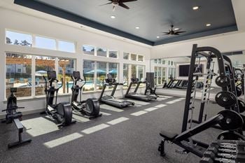 Fitness Center featuring Precor Equipment at Fairview Springs in Covington, GA, 30016