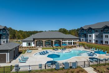 Landscaoped Area with Grilling Areas at Fairview Springs in Covington, GA, 30016