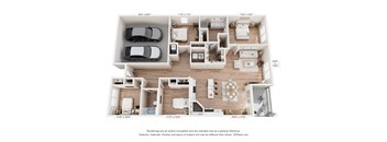 Cali Floor Plan at The Grove Moundville, Alabama