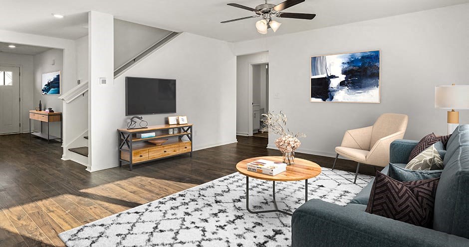 Living Room Interior at The Grove Moundville, Moundville, 35474