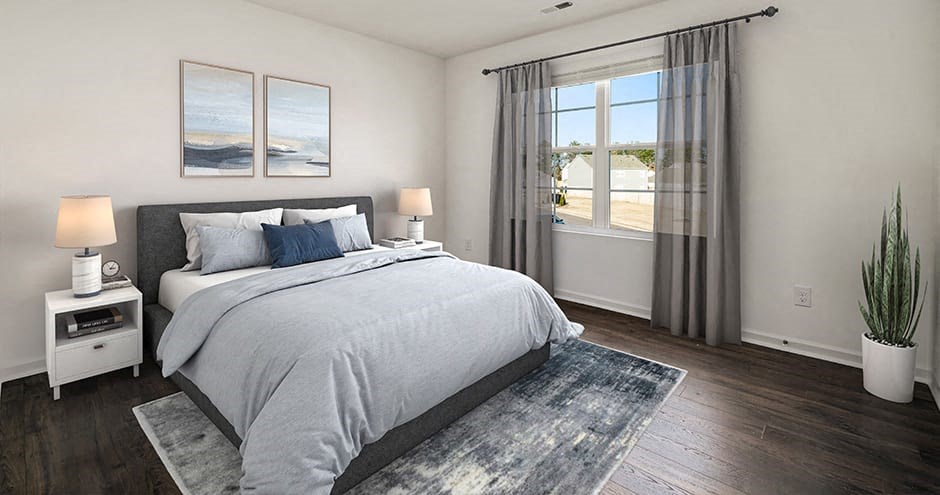 Comfortable Bedroom at The Grove Moundville, Moundville, AL, 35474