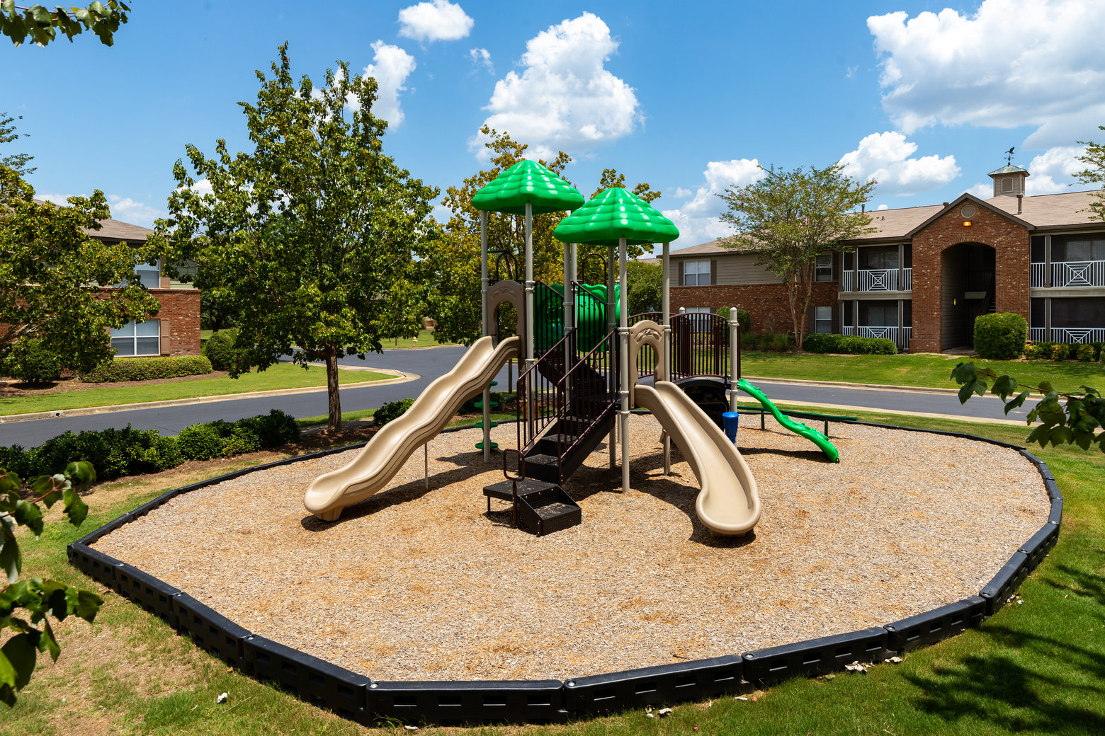 our apartments have a playground for your kids to play