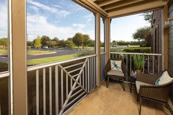 Private Screened Patio or Balcony