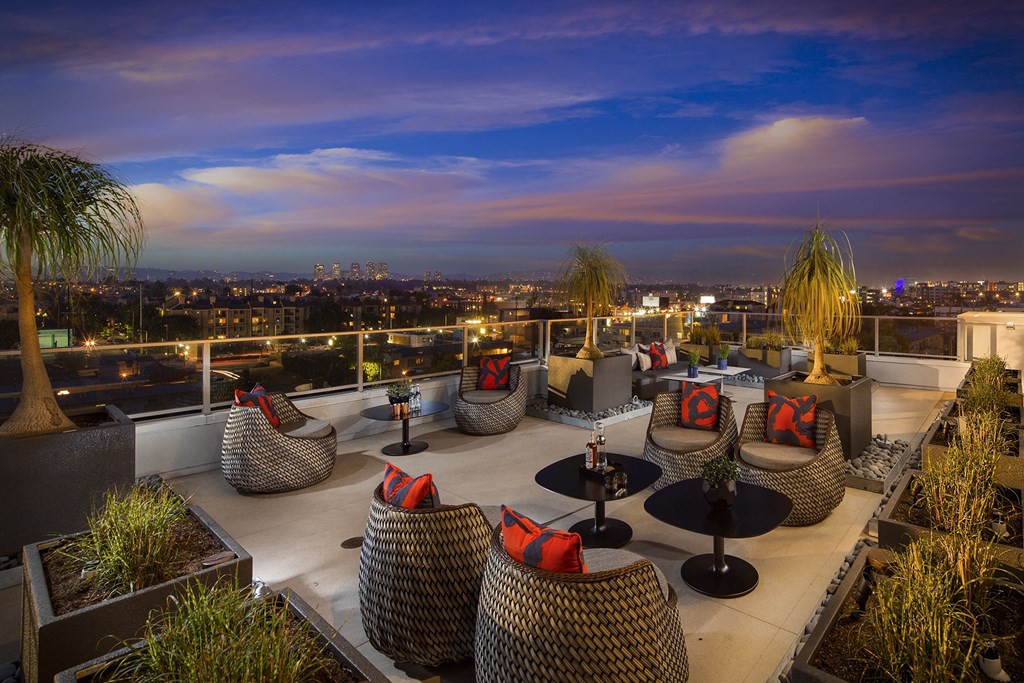 Rooftop lounge