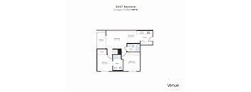 M Floor Plan at Venue, Los Angeles, California