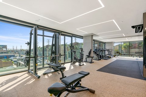 Fitness center with Technogym equipment
