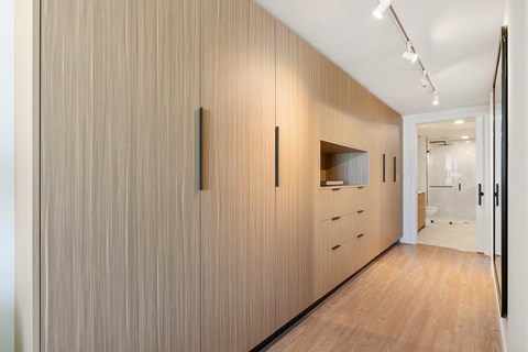 A-layout closet system