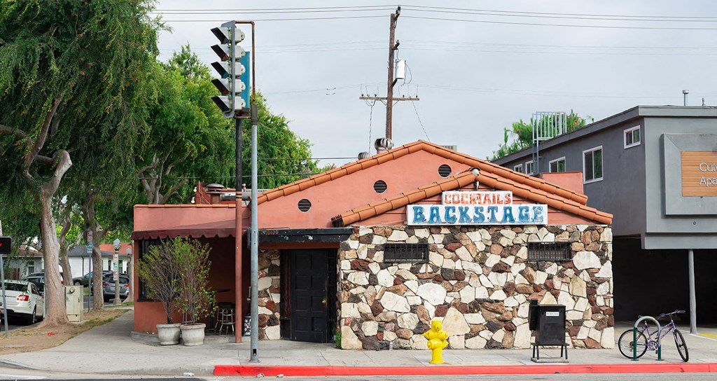 Backstage Bar and Grill is a local haunt, great for drinks and karaoke