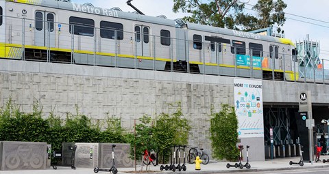 Palms metro stop just a 15 minute walk from Coda