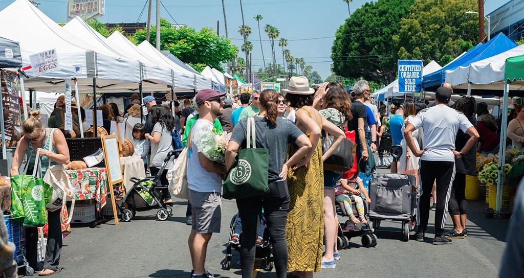 Culver City Farmers Market every Tuesday and Mar Vista Farmers Market every Sunday