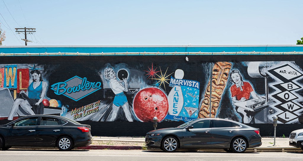 Local bowling alley Bowlero located in Mar Vista