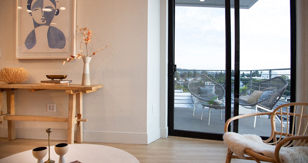 Large balconies in every residence