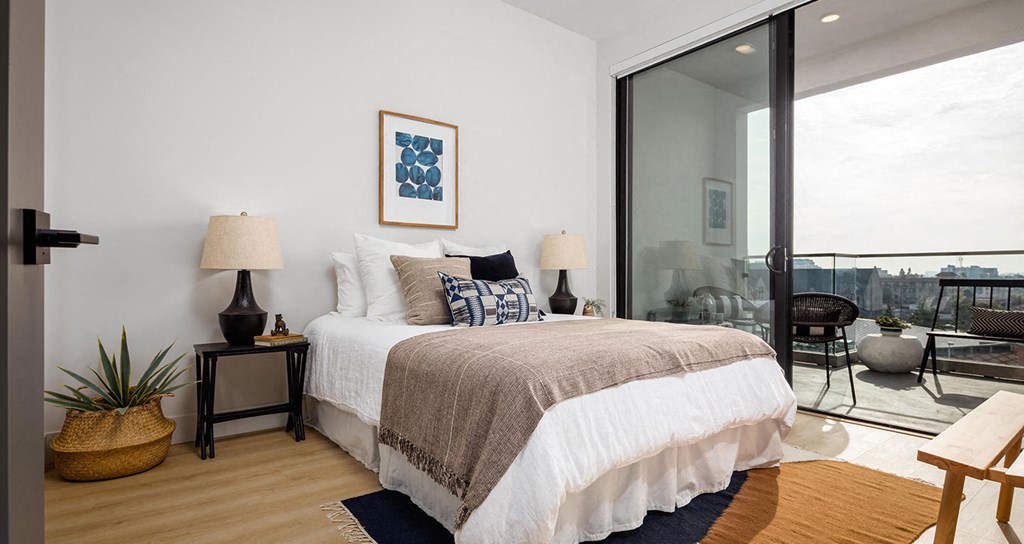 One Bedrooms with spacious layouts big enough for California Kings