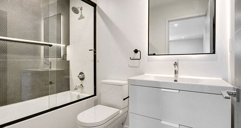 Bathrooms with built in storage