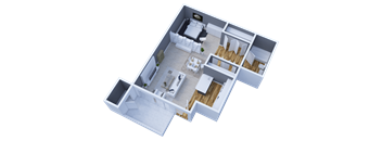Campbell Reserve Studio Floorplan at Campbell Reserve, Joplin, MO