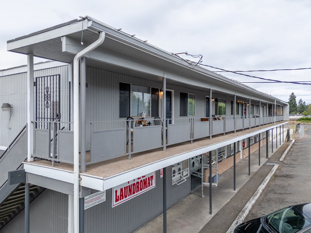 Front of property at Tyee Apartments, 4918 115th St Ct SW, Lakewood, WA 98499.