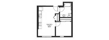 One Bedroom One Bath E