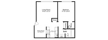 One Bedroom One Bath