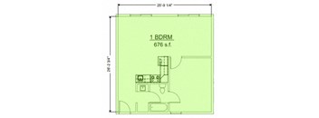 One Bedroom One Bath (A1)