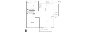 One Bedroom One Bath W/D