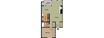 One Bedroom One Bath