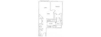1 Bedroom 1 Bath (B)