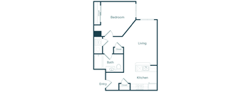 1 Bedroom 1 Bath (C)