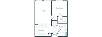 1 Bedroom 1 Bath (D)