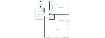 1 Bedroom 1 Bath (F)