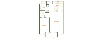1 Bedroom 1 Bath (G)