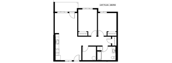 Two Bedroom One Bath