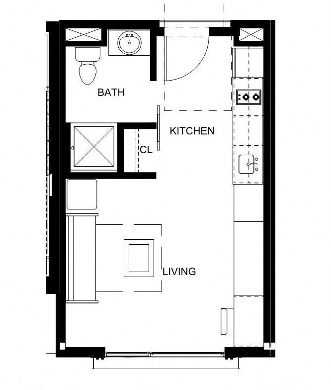 floor plan of the small floor plan