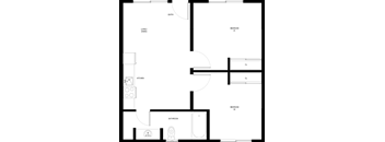 Two Bedroom One Bath