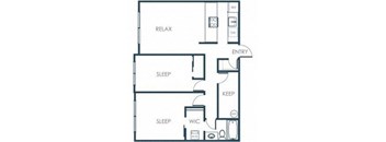 Two Bedroom One Bath