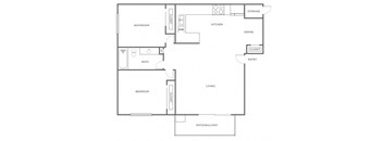 Two Bedroom One Bath