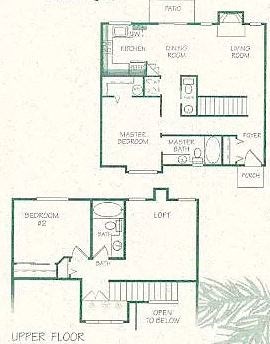 a blueprint of a floor plan of a house
