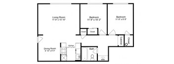 Two Bedroom One Bath