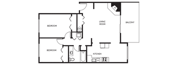 Two Bedroom One Bath