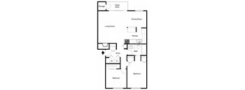2 Bedroom 1 Bath