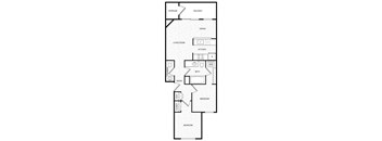 2 Bedroom 1.5 Bath (A)