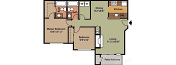 Two Bedroom Two Bath