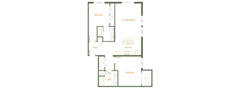 2 Bedroom 2 Bath