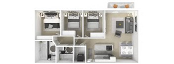 Three Bedroom Two Bath