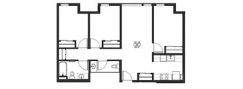 Three Bedroom One Half Bath A