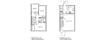 Three Bedroom One Half Bath