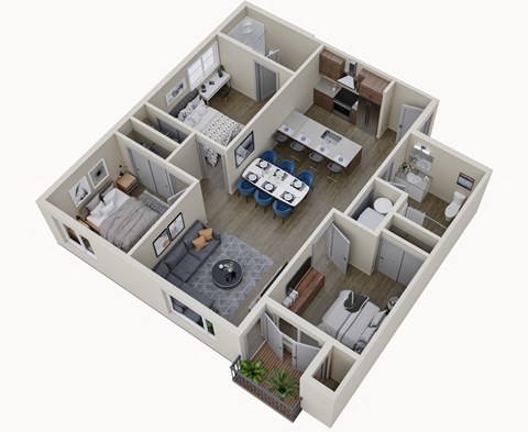 623 West Stevens Road Studio-3 Beds Apartment for Rent - Photo Gallery 40