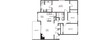Three Bedroom Two Bath