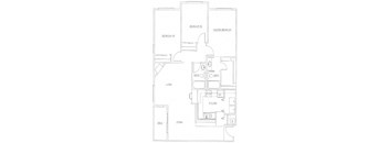 3 Bedroom 2 Bath (H)
