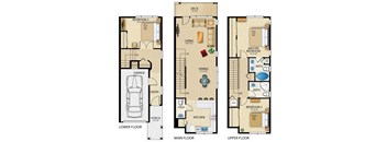 3 Bedroom 2.5 Bath (C3)