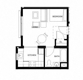 a black and white floor plan of a house